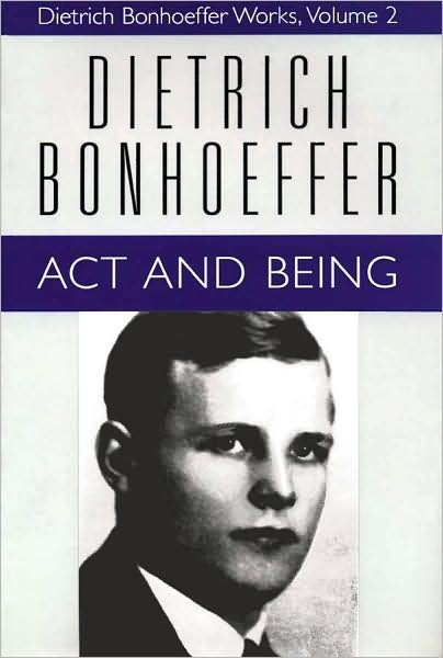 Cover for Dietrich Bonhoeffer · Act and Being: Dietrich Bonhoeffer Works, Volume 2 (Taschenbuch) (2009)