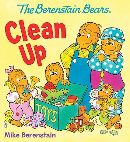 Cover for Mike Berenstain · The Berenstain Bears Clean Up (Board book) (2015)