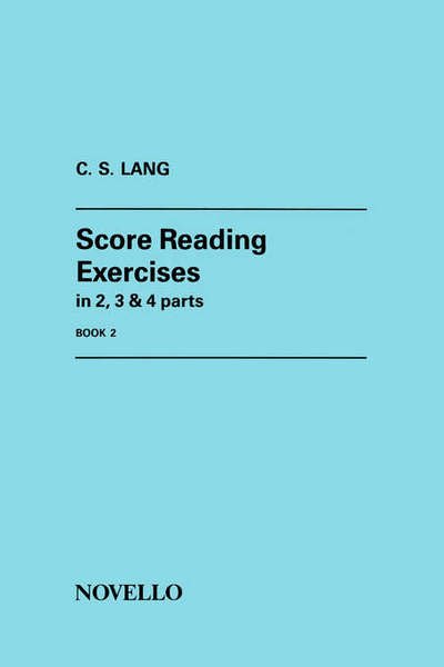 Cover for C. S. Lang · Score Reading Exercises Book 2 (Partitur) (2000)
