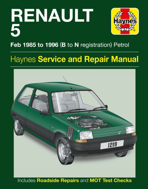 Cover for Haynes Publishing · Renault 5 Petrol Service And Repair Manual (Paperback Book) (2014)