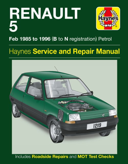 Renault 5 Petrol Service And Repair Manual - Haynes Publishing - Books - Haynes Publishing Group - 9780857337535 - June 6, 2014