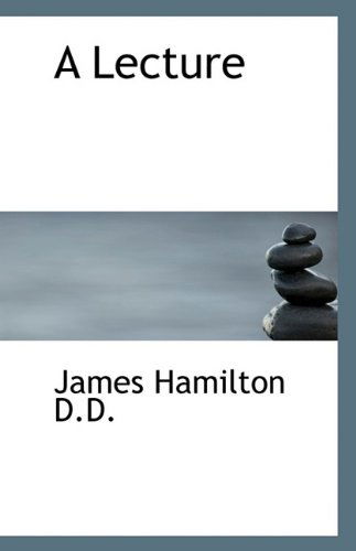 Cover for James Hamilton · A Lecture (Paperback Book) (2009)