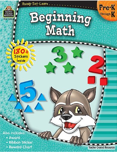 Cover for Teacher Created Resources Staff · Ready-set-learn: Beginning Math Prek-k (Paperback Bog) [Workbook edition] (2007)