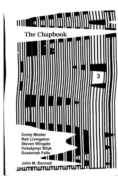Cover for The Chapbook · The Chapbook, Number 3 (Pocketbok) (2014)