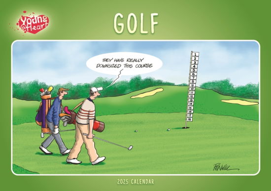 Cover for Carousel Calendars · Golf, Young At Heart A4 Calendar 2025 (Taschenbuch) (2024)