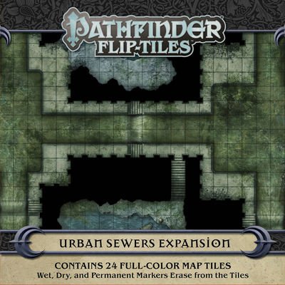 Pathfinder Flip-Tiles: Urban Sewers Expansion - Jason A. Engle - Lautapelit - Paizo Publishing, LLC - 9781640781535 - tiistai 17. syyskuuta 2019