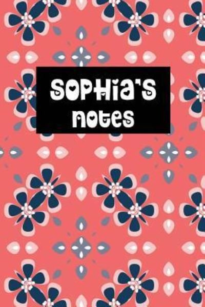 Cover for Wj Journals · Sophia's Notes (Paperback Book) (2019)