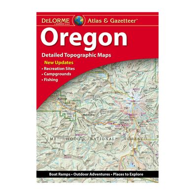 Cover for Garmin International · Oregon Atlas &amp; Gazetteer (Book) (2022)