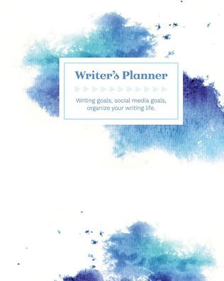 Cover for Barb Drozdowich · Writer's Planner : Writing Goals, Social Media Goals, Organize Your Writing Life in blues &amp; purples (Taschenbuch) (2020)