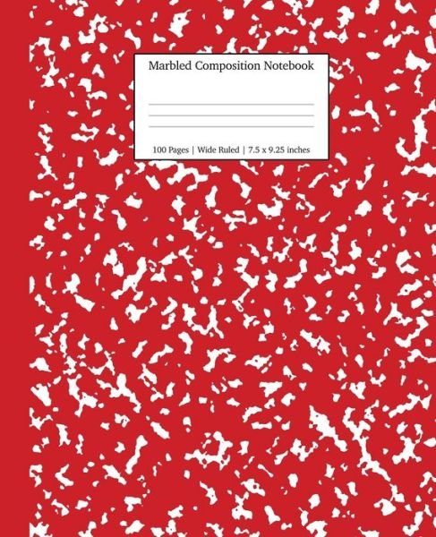 Marbled Composition Notebook - Young Dreamers Press - Książki - Enemyone - 9781989387535 - 13 sierpnia 2019