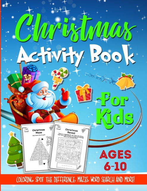 Cover for Happy Harper · Christmas Activity Book For Kids Ages 6-10 (Paperback Book) (2020)