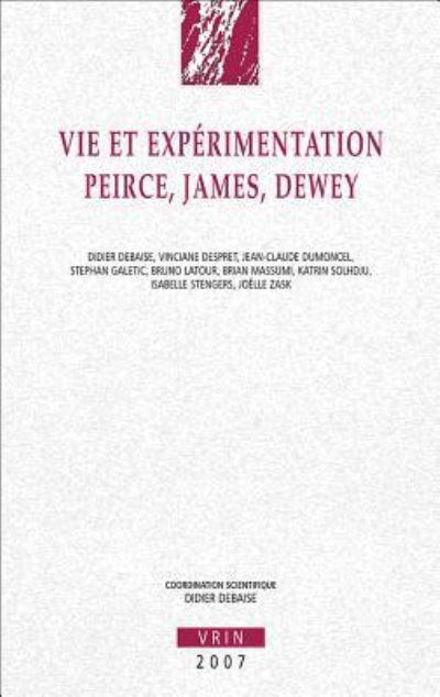 Cover for Didier Debaise · Vie Et Experimentation (Paperback Book) (2019)