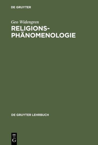 Cover for G. Widengren · Religionsphänomenologie (Book) (1969)