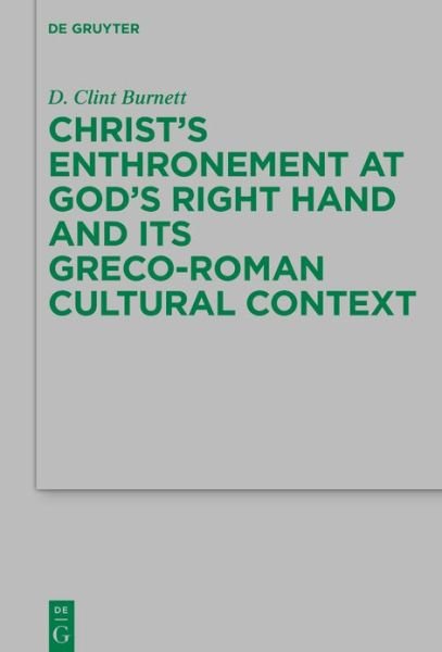 Cover for Burnett · Christ's Enthronement at God's (Bog) (2021)