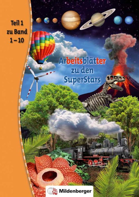 Cover for Stephanie Oelschlegel · Arbeitsblatter zu den Superstars Teil 1 (Band 1-10) (Paperback Book) (2016)