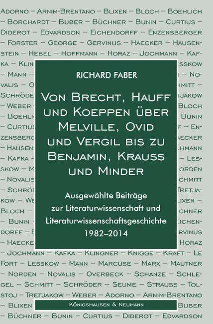 Von Brecht,Hauff und Koeppen - Faber - Books -  - 9783826066535 - 