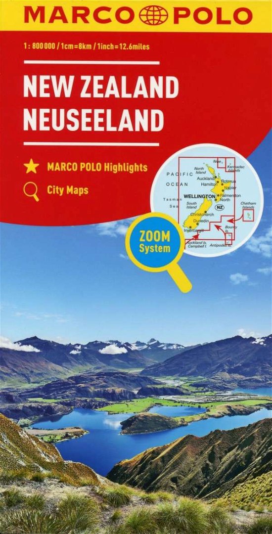 Cover for Marco Polo · New Zealand Marco Polo Map (Paperback Book) (2023)