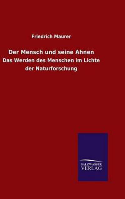 Cover for Maurer · Der Mensch und seine Ahnen (Book) (2016)