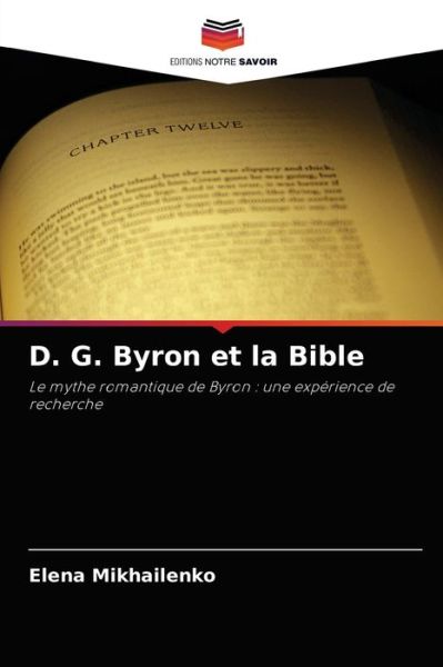 Cover for Elena Mikhailenko · D. G. Byron et la Bible (Paperback Book) (2021)