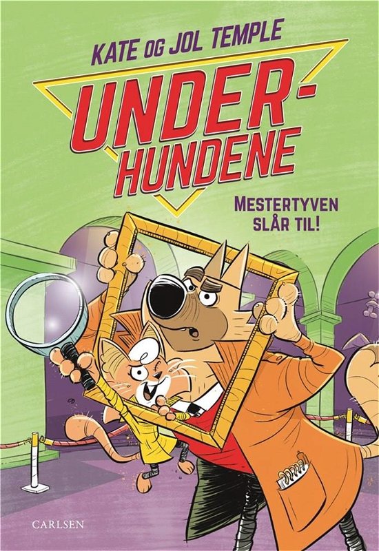 Cover for Kate Temple; Jol Temple · Underhundene: Underhundene (2) Mestertyven slår til! (Bound Book) [1st edition] (2023)
