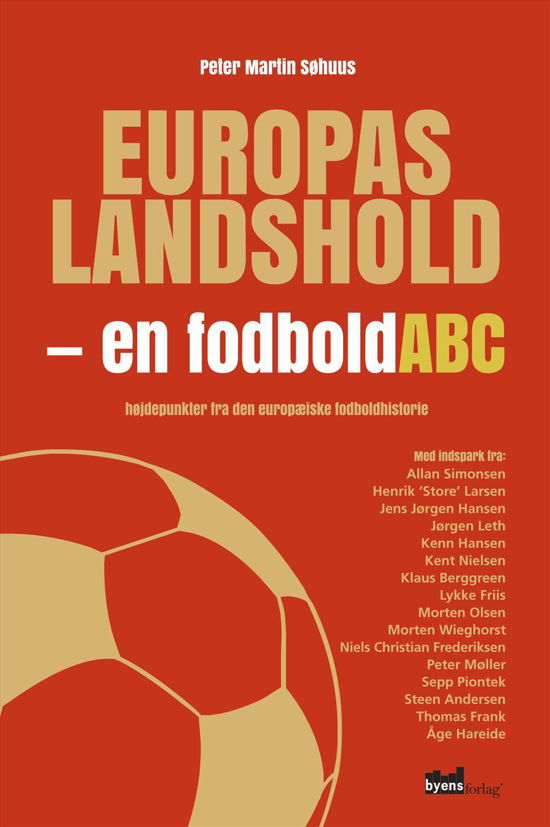 Cover for Peter Martin Søhuus · Europas landshold (Taschenbuch) (2016)