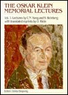 Cover for Ekspong, Gosta (Stockholm Univ, Sweden) · Oskar Klein Memorial Lectures, The - Vol 1: Lectures By C N Yang And S Weinberg (Paperback Book) (1991)