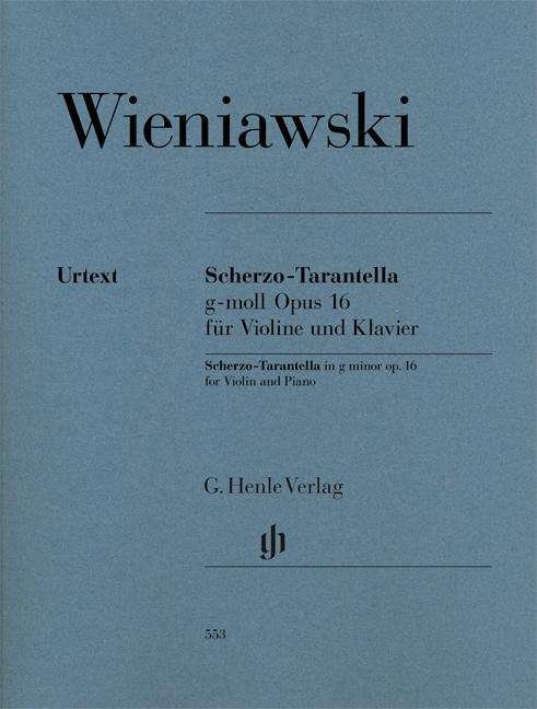 Cover for Wieniawski · Scherzo-Tarant.,Vl+Kl.HN553 (Bog) (2018)