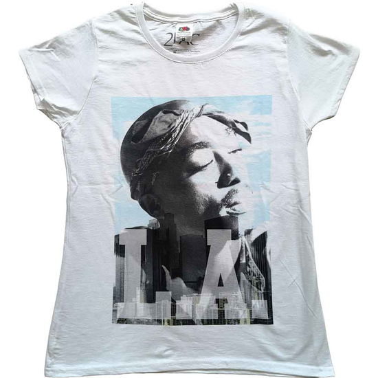 Cover for Tupac · Tupac Ladies T-Shirt: LA Skyline (T-shirt)