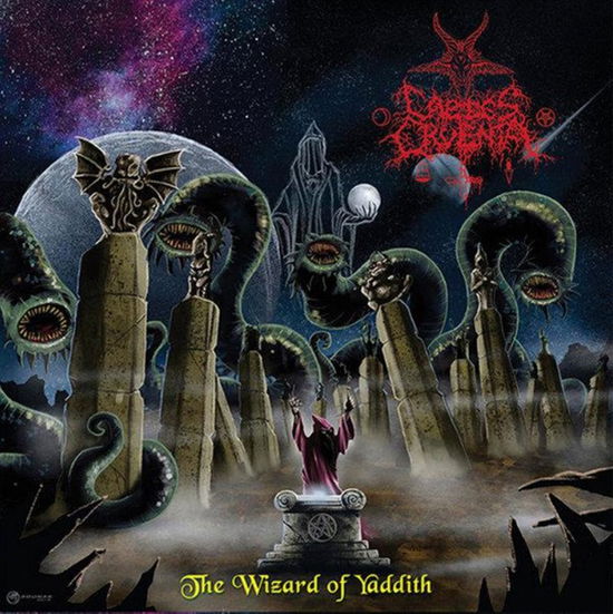 Cover for Caedes Cruenta / Cult of Eibon · The Wizard of Yaddith / the Sleeper of Riyeh (7&quot;) (2024)