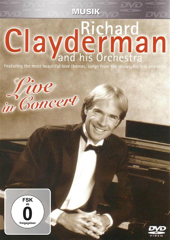 Cover for Richard Clayderman · Richard Clayderman - Live in Concert (MDVD) (2003)