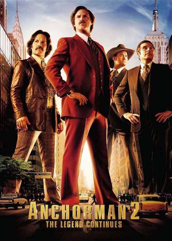 Cover for Adam McKay · Anchorman 2 - The Legend Continues (DVD) (2014)