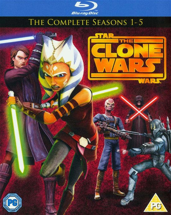 Star Wars:clone Wars 1-5 - Animation - Elokuva - WARNER HOME VIDEO - 5051892141536 - maanantai 14. lokakuuta 2013