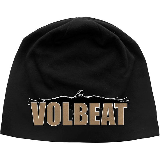 Cover for Volbeat · Volbeat Unisex Beanie Hat: Raven Logo (CLOTHES) [Black - Unisex edition]