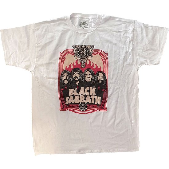 Black Sabbath Unisex T-Shirt: Faces - Black Sabbath - Marchandise -  - 5056368618536 - 
