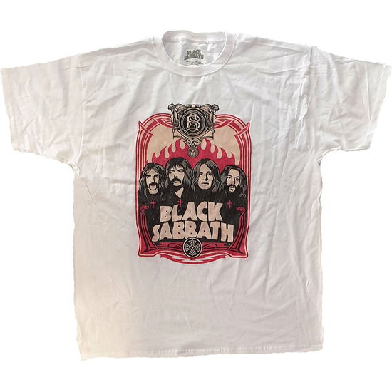 Cover for Black Sabbath · Black Sabbath Unisex T-Shirt: Faces (T-shirt) [size XL] [White - Unisex edition]