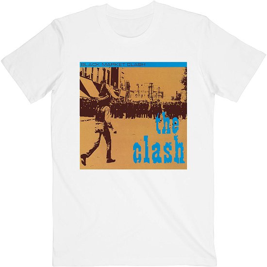 Cover for Clash - The · The Clash Unisex T-Shirt: Black Market (T-shirt) [size S] [White - Unisex edition]