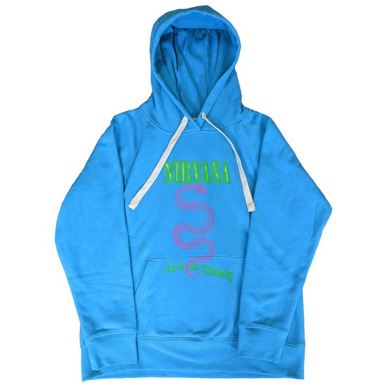 Nirvana Unisex Pullover Hoodie: Serve The Servants Neon - Nirvana - Koopwaar -  - 5056561051536 - 