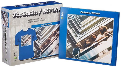 1967 - 1970 (Blue Album) (Remastered CD + Large T-shirt) - The Beatles - Música - MERCHANDISE - 5099991752536 - 19 de octubre de 2010