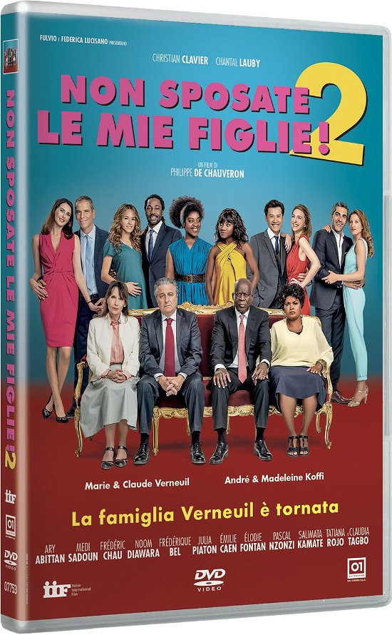 Cover for Christian Clavier,elodie Fontan,chantal Lauby · Non Sposate Le Mie Figlie 2 (DVD) (2019)