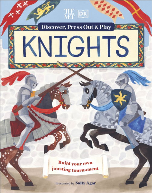 Cover for Dk · The Met Knights Discover, Press Out &amp; Play - DK The Met (Inbunden Bok) (2025)