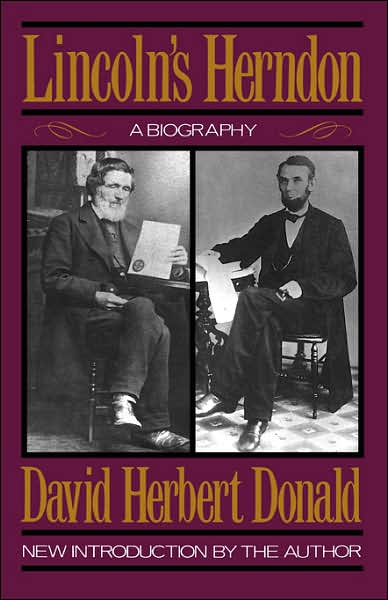 Cover for David Donald · Lincoln's Herndon (Paperback Book) (1989)