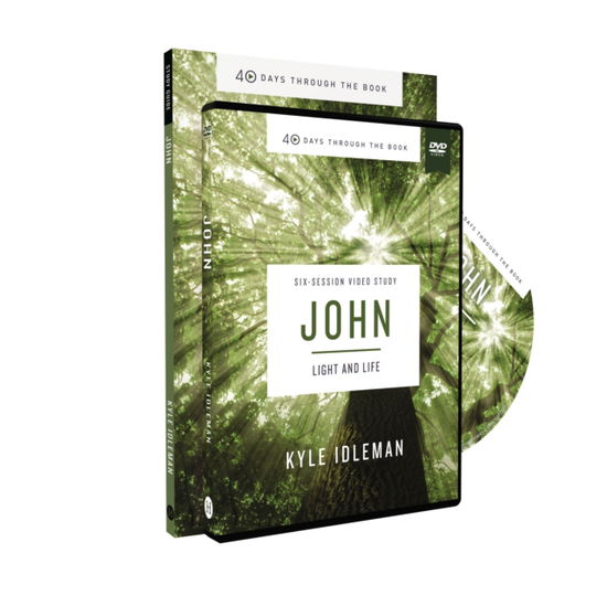 Cover for Kyle Idleman · John Study Guide with DVD: Life in His Name - 40 Days Through the Book (Pocketbok) (2023)