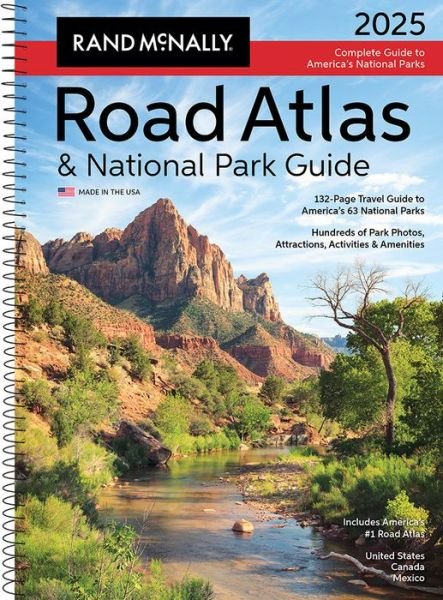 Cover for 2025 · Rand Mcnally National Park Atlas &amp; Gd (Book) (2024)