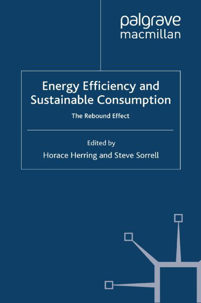 Energy Efficiency and Sustainable Consumption: The Rebound Effect - Energy, Climate and the Environment (Paperback Bog) [1st ed. 2009 edition] (2009)