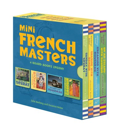 Mini French Masters Boxed Set: 4 Board Books Inside! - Julie Merberg - Livros - Chronicle Books - 9781452176536 - 13 de novembro de 2018