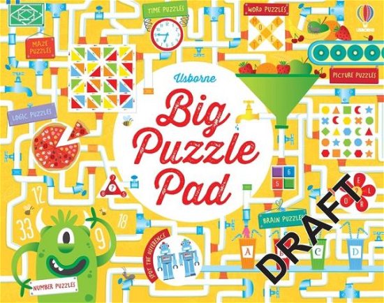 Big Puzzle Pad - Pads - Kirsteen Robson - Książki - Usborne Publishing Ltd - 9781474985536 - 8 lipca 2021
