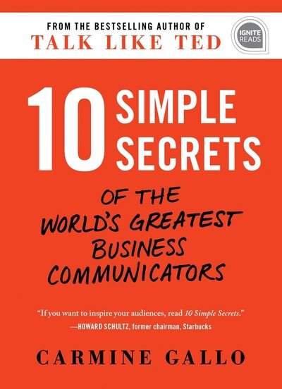 Cover for Carmine Gallo · 10 Simple Secrets of the World's Greatest Business Communicators - Ignite Reads (Hardcover bog) [Abridged edition] (2019)
