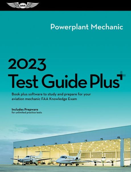 Cover for Asa Test Prep Board · 2023 Powerplant Test Guide Plus (Hardcover Book) (2022)