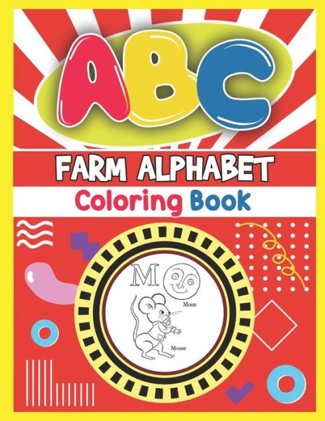 Cover for Platinum Press · ABC Farm Alphabet Coloring Book (Pocketbok) (2019)