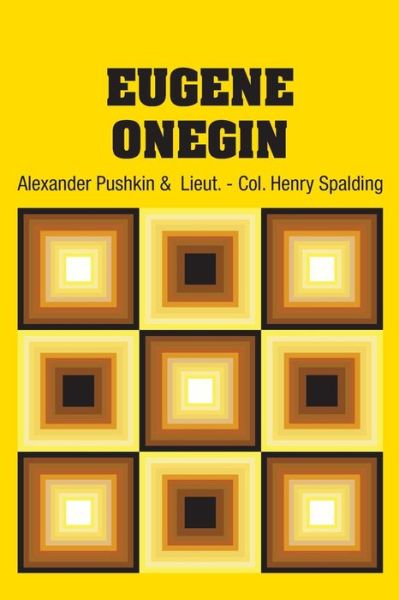 Cover for Alexander Pushkin · Eugene Onegin (Paperback Book) (2018)